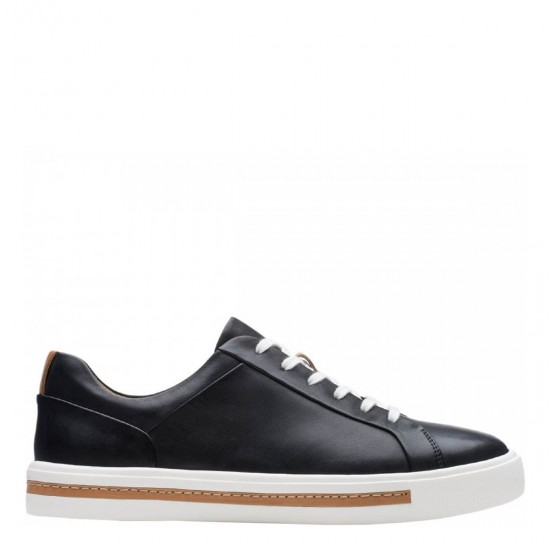 2000119401 Γυναικείο αθλητικο sneakers δέρμα μαύρο