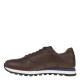 2000194903 Ανδρικό sneakers sport δετό δερμα καφέ(κονιάκ)