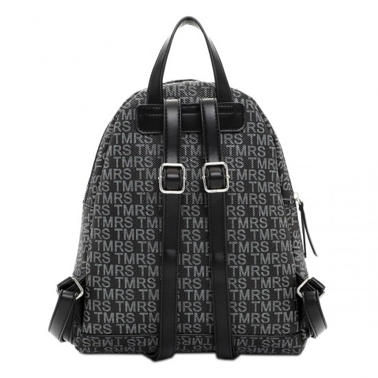 2000288201 Γυναικεία τσάντα πλάτης backpack μαύρη