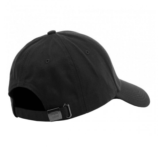 2000308901 Unisex καπέλο Jockey πανι μαύρο