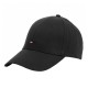 2000308901 Unisex καπέλο Jockey πανι μαύρο