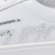 2000266301 Γυναικείο αθλητικό sneakers δετό λευκό/μπλέ/κόκκινο