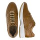 2000298801 Γυναικείο αθλητικό sneakers δετό δέρμα ταμπά αν.