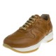 2000298801 Γυναικείο αθλητικό sneakers δετό δέρμα ταμπά αν.