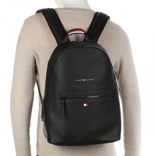 2000309101 Ανδρική τσάντα πλάτης backpack μαύρη