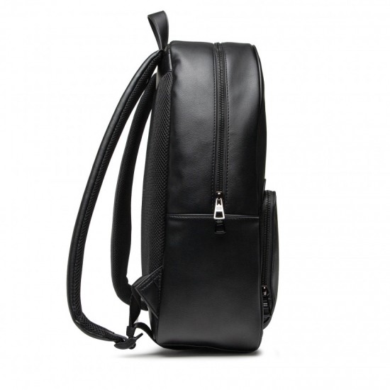 2000320901 Ανδρική τσάντα πλάτης backpack μαύρη