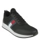 2000322601 Ανδρικό αθλητικό sneakers δετό μαύρο/λευκό
