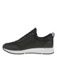 2000322601 Ανδρικό αθλητικό sneakers δετό μαύρο/λευκό