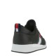 2000322601 Ανδρικό αθλητικό sneakers δετό μαύρο/λευκό