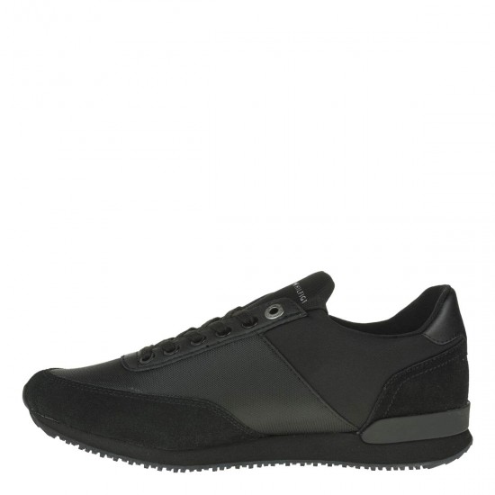 2000325501 Ανδρικό αθλητικό sneakers δετό μαύρο