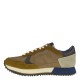 2000327701 Ανδρικό αθλητικό sneakers δετό καφέ/μπλέ