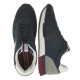 2000334901 Ανδρικό αθλητικό sneakers δετό μπλέ/γκρί