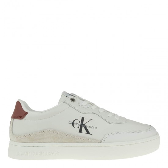 2000338502 Ανδρικό αθλητικό sneakers δετό ck πάγος/μπορντώ