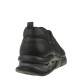 2000340201 Ανδρικό αθλητικό sneakers δετό δέρμα μαύρο