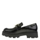 2000341801 Γυναικείο loafers mocassins λουστρίνι μαύρο