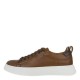 2000345503 Ανδρικό αθλητικό sneakers δετό δέρμα ταμπά