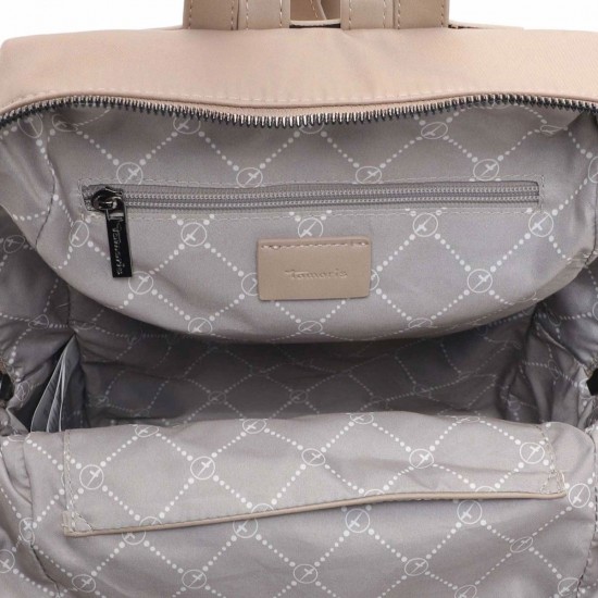 2000350301 Γυναικεία τσάντα backpack πλάτης πούρο(taupe)