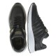 2000362901 Γυναικείο αθλητικό sneakers eco(leather)δετό μαύρο