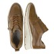 2000364301 Γυναικείο αθλητικό sneakers δέρμα βούρτσα ταμπά