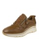 2000364301 Γυναικείο αθλητικό sneakers δέρμα βούρτσα ταμπά