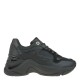 2000368501 Γυναικείο αθλητικό sneakers δετό μαύρο