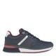 2000382501 Ανδρικό αθλητικό  sneakers δετό μπλέ/κόκκινο/λευκό