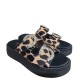 3000001805 Γυναικείο τσόκαρο flatform τοκάδες leopar
