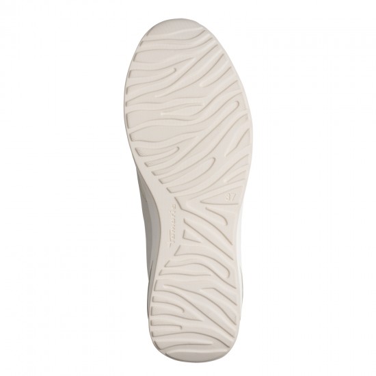 3000002701 Γυναικείο αθλητικό tamaris sneakers πέλμα δετό μπέζ/χρυσό