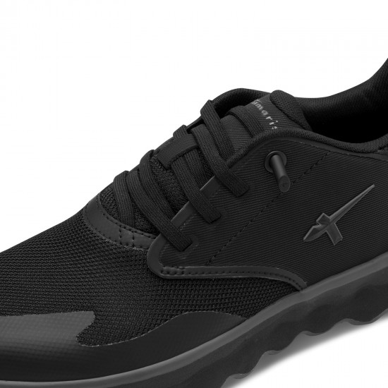 3000002805 Γυναικείο αθλητικό tamaris sneakers δετό μαύρο/μαύρο