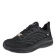 3000004601 Γυναικείο sneakers δετό μαύρο/μαύρο