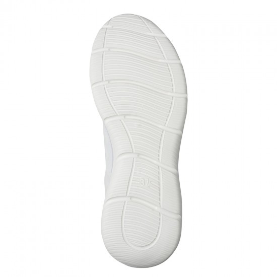3000004603 Γυναικείο sneakers δετό λευκό/λιλά