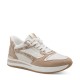3000005101 Γυναικείο αθλητικό tamaris comfort sneakers δετό μπέζ