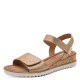 3000005802 Γυναικείο πέδιλο flatform tamaris bronce struct