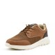 3000008701 Ανδρικό δετό sneakers s.oliver ταμπά/καφέ