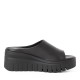 3000009305 Γυναικείο τσόκαρο flatform tamaris φάσα leather μαύρο