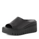 3000009305 Γυναικείο τσόκαρο flatform tamaris φάσα leather μαύρο