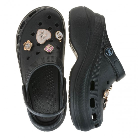 3000011801 Γυναικεία παντόφλα flatform cubanitas καουτσούκ μαύρο
