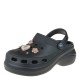 3000011801 Γυναικεία παντόφλα flatform cubanitas καουτσούκ μαύρο