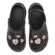 3000011801 Γυναικεία παντόφλα flatform cubanitas καουτσούκ μαύρο