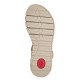 3000012803 Γυναικείο σανδάλι δίπατο flatform πέδιλο tamaris comfort δέρμα πλατίνα