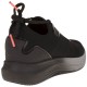 2000003102 Γυναικείο αθλητικό sneaker δετό υφασμάτινο μαύρο