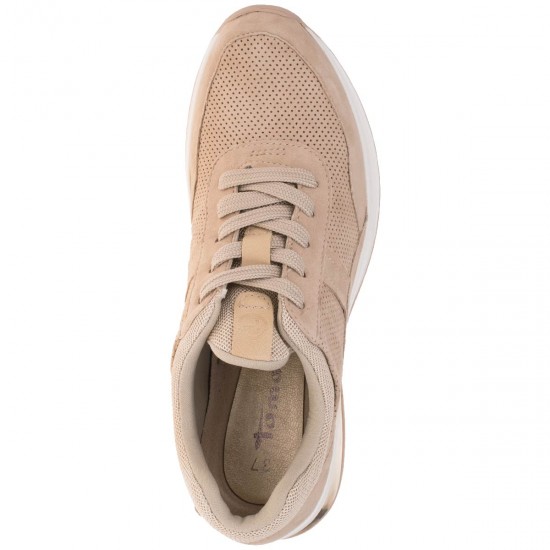 2000003702 Γυναικείο αθλητικό sneaker καστόρι μπεζ