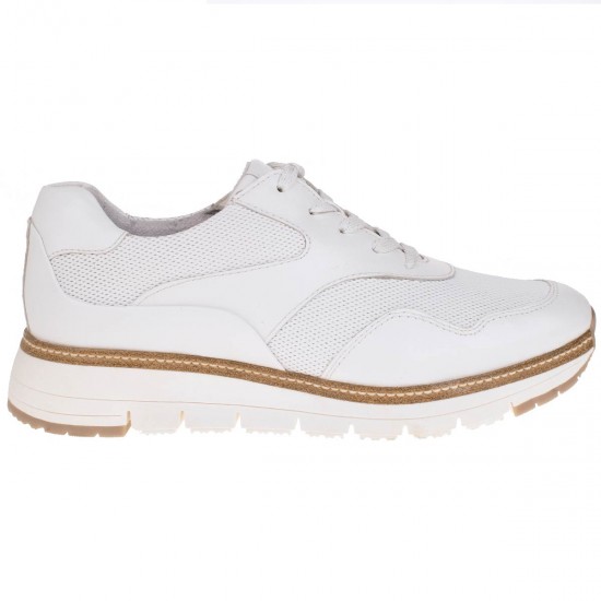 2000004101 Γυναικείο αθλητικό sneaker δερμάτινο λευκό