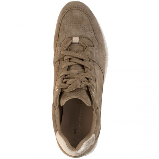 2000005101 Γυναικείο αθλητικό sneaker δετό καστόρι pepper
