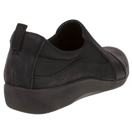 2000016001 Γυναικείο comfort sport χωστό συνθετικό μαύρο