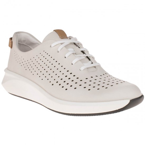 2000021202 Γυναικείο sneaker αθλητικό δετό δερμάτινο λευκό