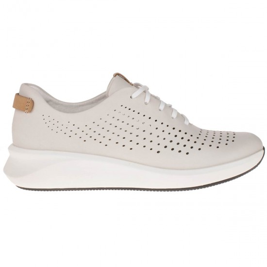 2000021202 Γυναικείο sneaker αθλητικό δετό δερμάτινο λευκό