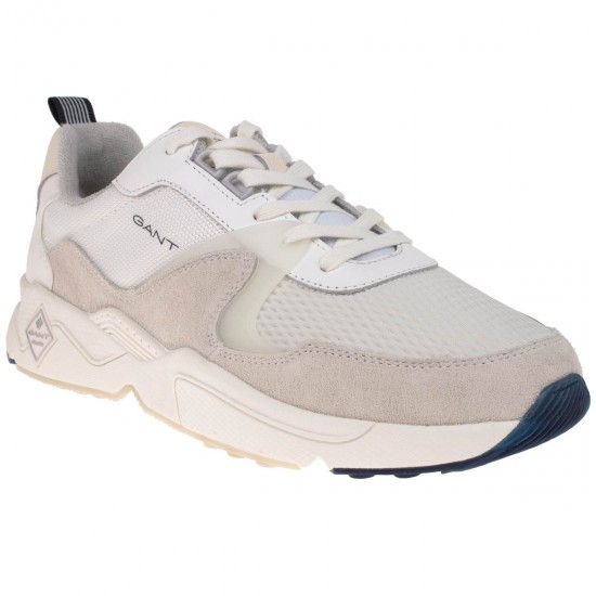 2000027701 Ανδρικό αθλητικό δετό sneaker λύκρα καστόρι πάγος