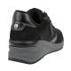 2000067601 Γυναικείο αθλητικό sneakers δετό καστόρι μαύρο