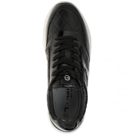 2000067701 Γυναικείο αθλητικό sneakers δετό μαύρο